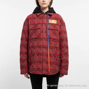 OFF-WHITE Flannel Plaid Jacket RETAILED FOR $2,092